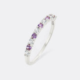 Diamond & Gemstone Stackable Ring
