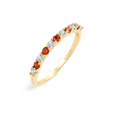 Diamond & Gemstone Stackable Ring