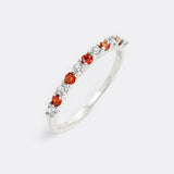 Diamond & Gemstone Stackable Ring