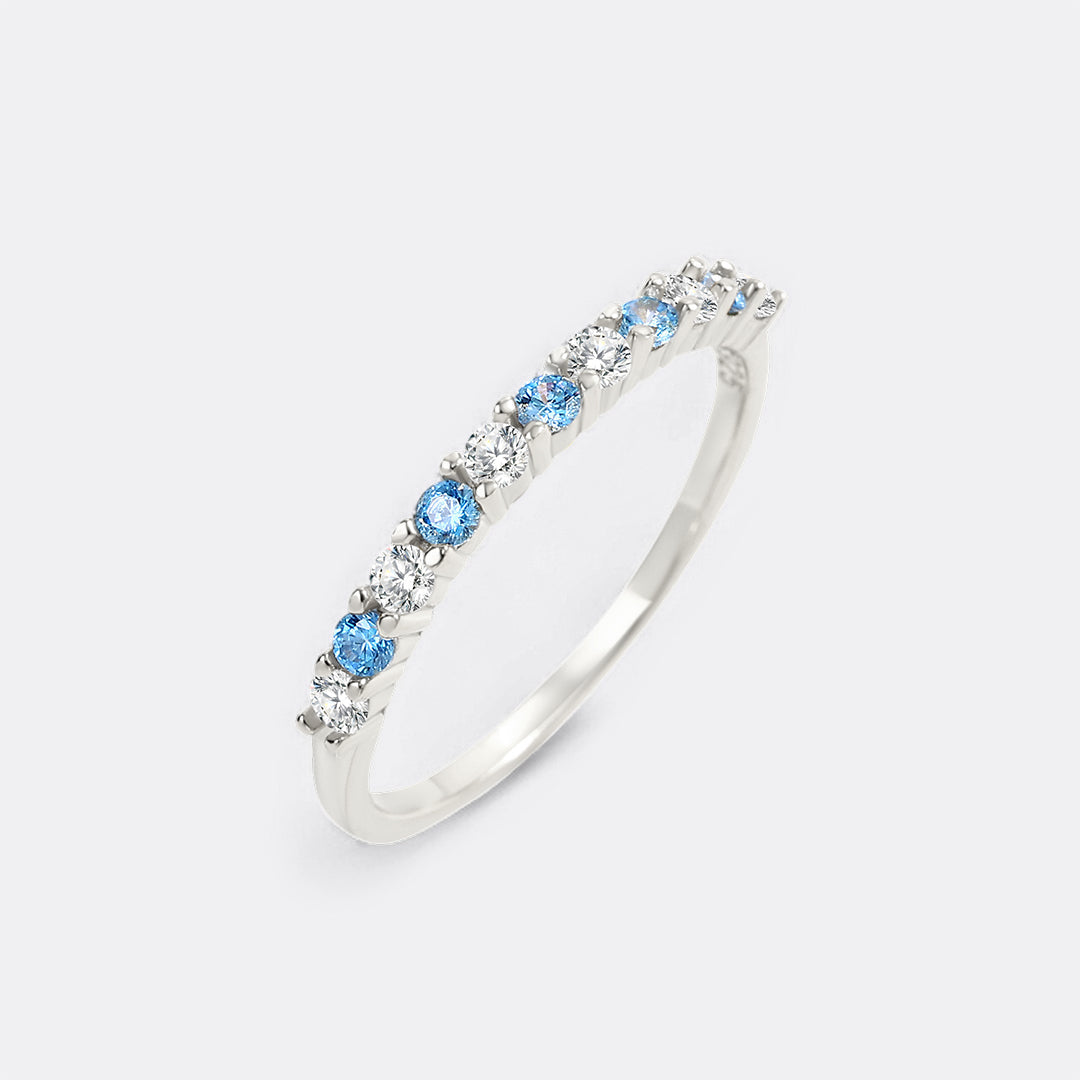 Diamond & Gemstone Stackable Ring