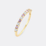 Diamond & Gemstone Stackable Ring