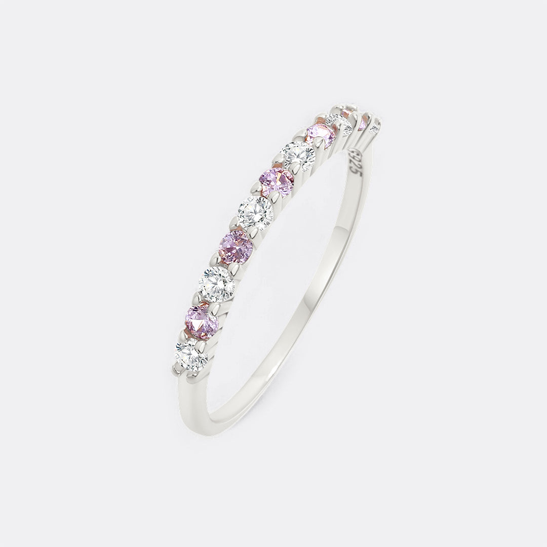 Diamond & Gemstone Stackable Ring