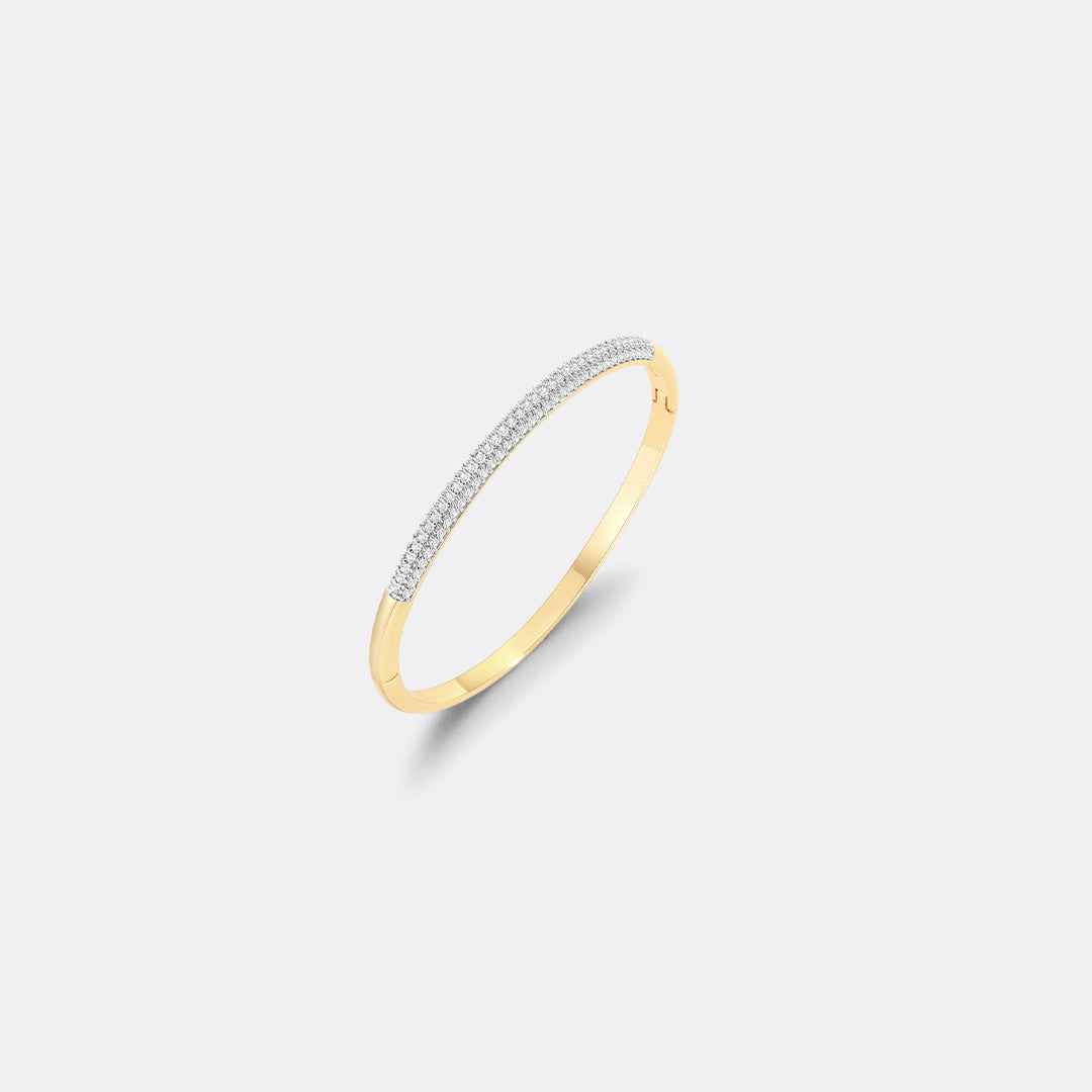 Domed Pave Cuff Bracelet