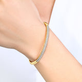 Domed Pave Cuff Bracelet