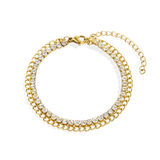 Double Chain Tennis Bracelet