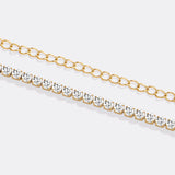 Double Chain Tennis Bracelet