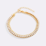 Double Chain Tennis Bracelet
