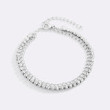 Double Chain Tennis Bracelet