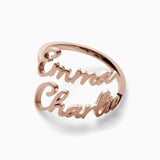Double Name Ring