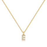 Pavé Uppercase Initial Necklace