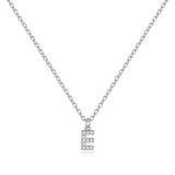 Pavé Uppercase Initial Necklace
