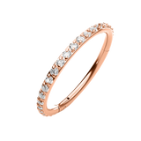 Eternity Crystal Cartilage Hoop Earrings | 16g