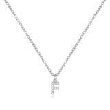Pavé Uppercase Initial Necklace