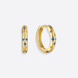 Falling Stars Huggie Hoop Earrings