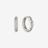 Falling Stars Huggie Hoop Earrings