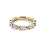 Eternity Fire Opal Ring