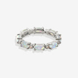Eternity Fire Opal Ring
