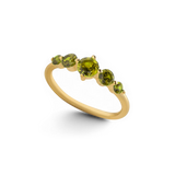 Five Stone Statement Birthstone Ring