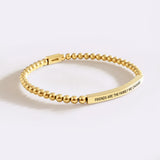Friends Are The Family We Choose Beaded Inspire Bracelet