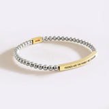 Friends Are The Family We Choose Beaded Inspire Bracelet