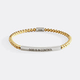 God Is In Control Beaded Inspire Bracelet