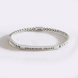 God Is Within Her - Psalm 46:5 Beaded Inspire Bracelet