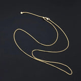Italian Milano Sterling Silver Adjustable Chain Necklace