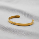 Beautiful Girl You Can Do Hard Things Cuff Bracelet