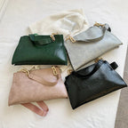 Chic Soft Leather Shoulder Bag | Spacious Fashion Handbag