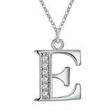 Crystal Accent Letter Satellite Necklace