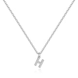 Pavé Uppercase Initial Necklace