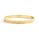 Hammered Gold Cuff Bracelet