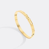 Hammered Gold Cuff Bracelet