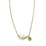 Handmade Birthstone Name Necklace