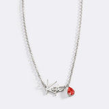 Handmade Birthstone Name Necklace