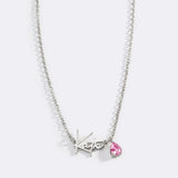 Handmade Birthstone Name Necklace