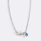 Handmade Birthstone Name Necklace