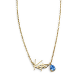 Handmade Birthstone Name Necklace