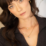 Handmade Birthstone Name Necklace