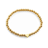 Heart Beaded Stacking Bracelet