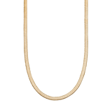 Herringbone Gold Chain Necklace