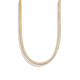Herringbone Gold Chain Necklace