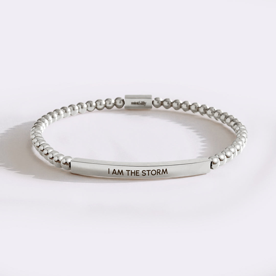 I Am The Storm Beaded Inspire Bracelet