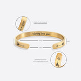 I Fucking Love You Cuff Bracelet