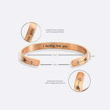 I Fucking Love You Cuff Bracelet
