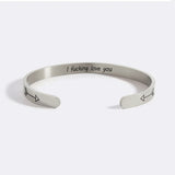 I Fucking Love You Cuff Bracelet