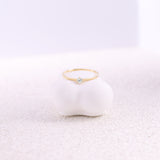 Tiny Diamond Ring