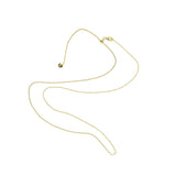 Italian Milano Sterling Silver Adjustable Chain Necklace