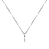 Pavé Uppercase Initial Necklace