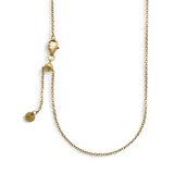 Italian Milano Sterling Silver Adjustable Chain Necklace